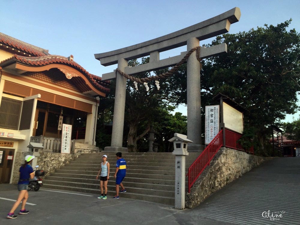 ▌2017沖繩自由行▌沖繩必遊景點之一♥那霸市區唯一海灘♥波上宮、波之上海濱