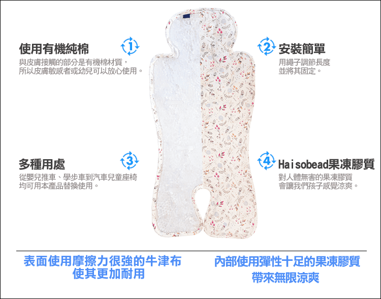 ▌已結團▌夏日涼感好物！韓國 JellySeat 多功能嬰兒涼感UP果凍涼墊X Jelly Pop超涼感果凍嬰幼兒枕