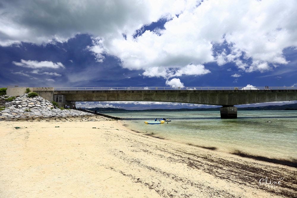 ▌沖繩自由行▌沖繩必訪景點【古宇利島】古宇利大橋無敵海景、必吃蝦蝦飯