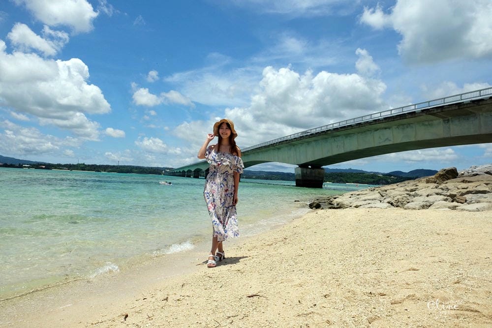 ▌沖繩自由行▌沖繩必訪景點【古宇利島】古宇利大橋無敵海景、必吃蝦蝦飯