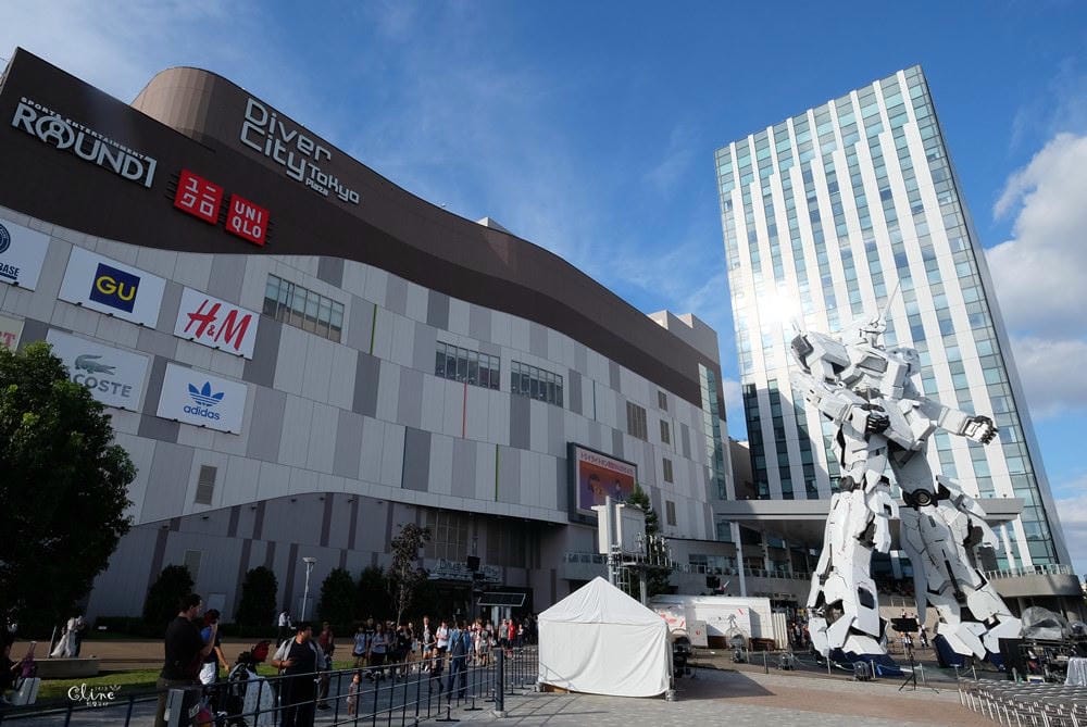 ▌東京景點▌ 日本橋COREDO室町 x 全新登場台場【DiverCity Tokyo 購物中心實物大小獨角獸鋼彈立像】