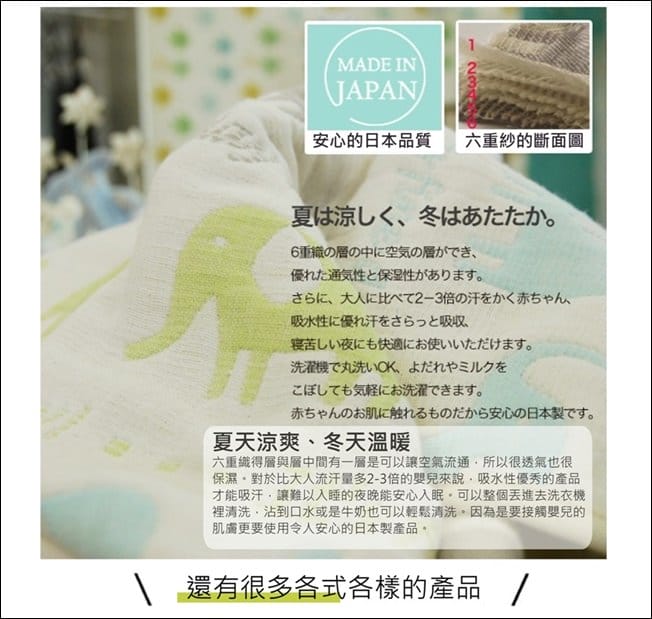 ▌已結團▌秋冬保暖團【Sandesica日本製六重紗防踢背心】、日本製Connect M毛帽＆脖圍