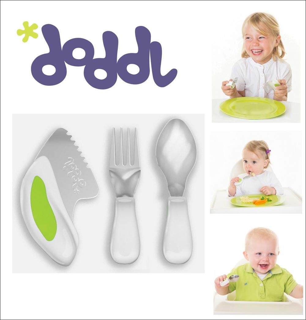 ▌已結團▌寶寶自我進食的第一個餐具【英國Doddl 】人體工學學習餐具(前100名下單送好禮)