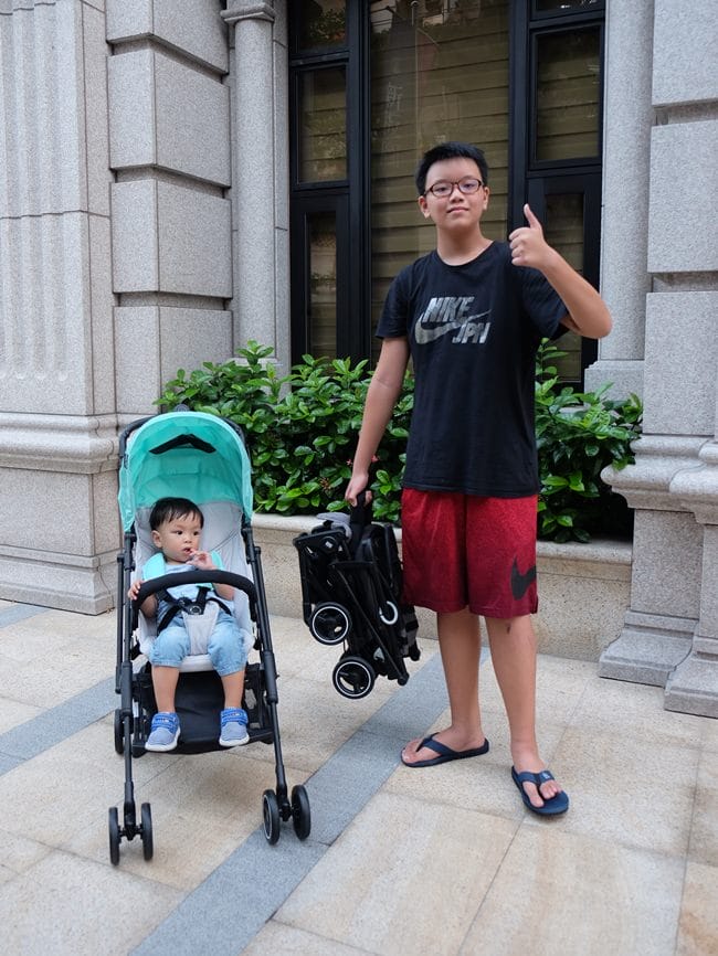 ▌已結團▌CP值超高的【Whiz BeBe 膠囊車】全台最小台手推車(可單手收折的登機車)