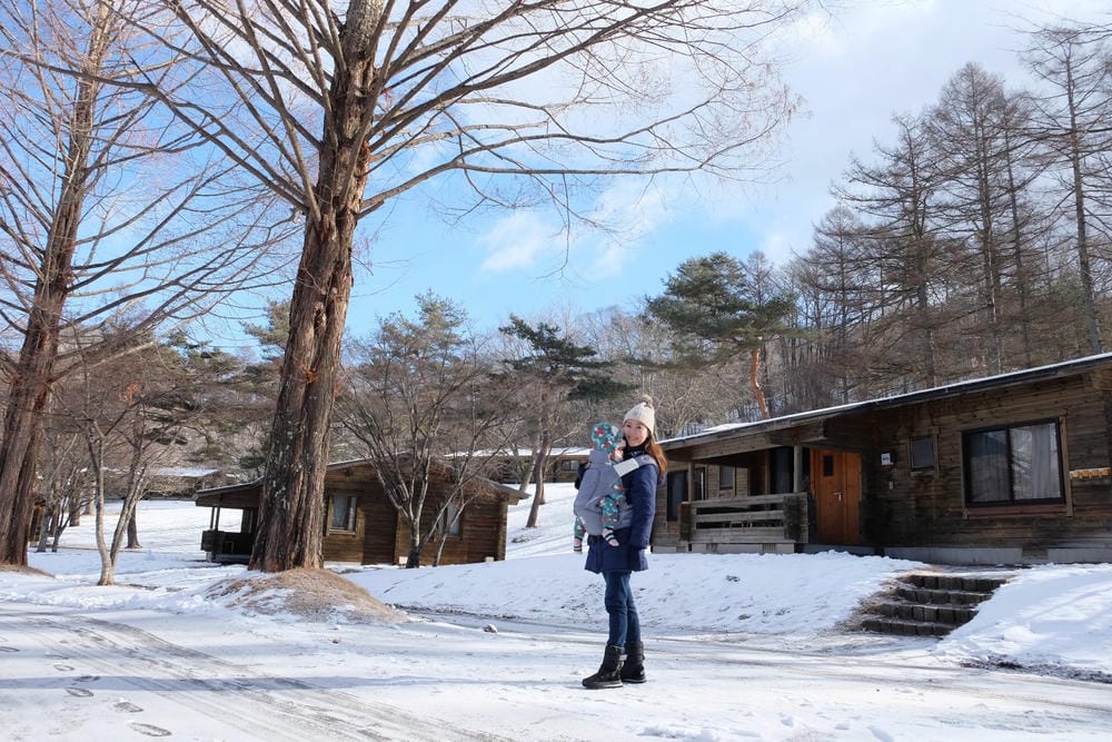 ▌日本滑雪自由行▌輕井澤王子大飯店l西館小木屋住宿心得。親子滑雪+outlet購物行程超適合