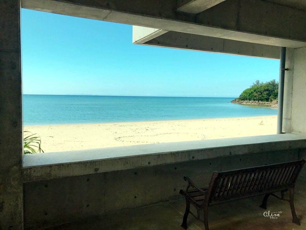 ▌沖繩海景咖啡▌無敵海景【On The Beach Cafe】 陽光沙灘，沒有比基尼