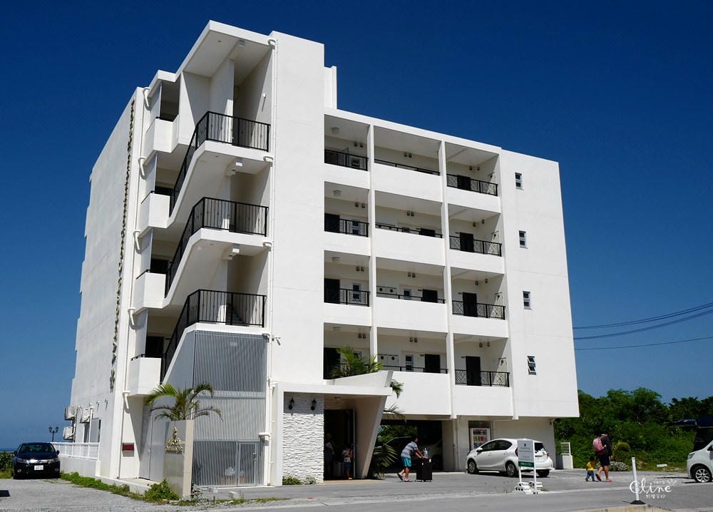 【沖繩住宿推薦】美麗海水族館2分鐘【Wisteria Condominium Resort紫藤公寓】每個房間都有海景、小廚房&洗衣機