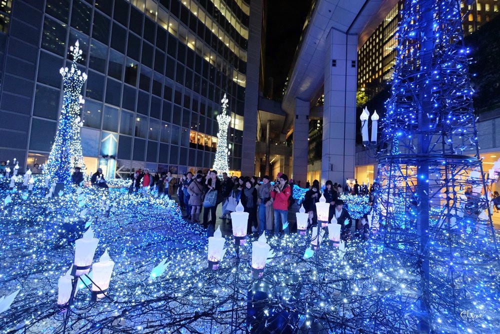 ▌2018東京聖誕燈飾▌東京最美【Caretta汐留浪漫點燈】冰雪奇緣、魔髮奇緣輪番上場
