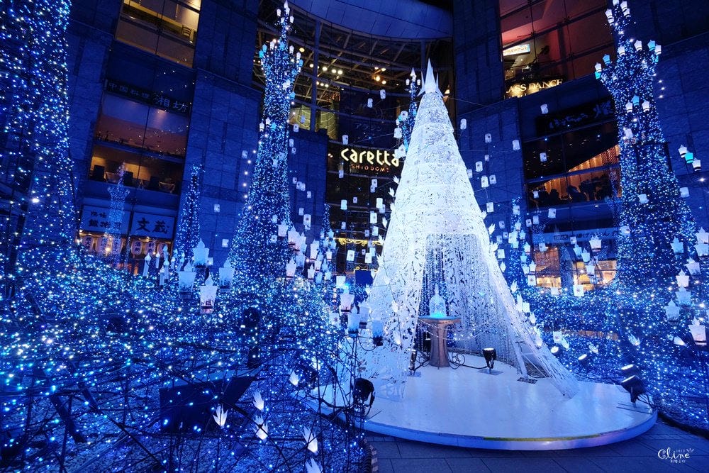 ▌2018東京聖誕燈飾▌東京最美【Caretta汐留浪漫點燈】冰雪奇緣、魔髮奇緣輪番上場