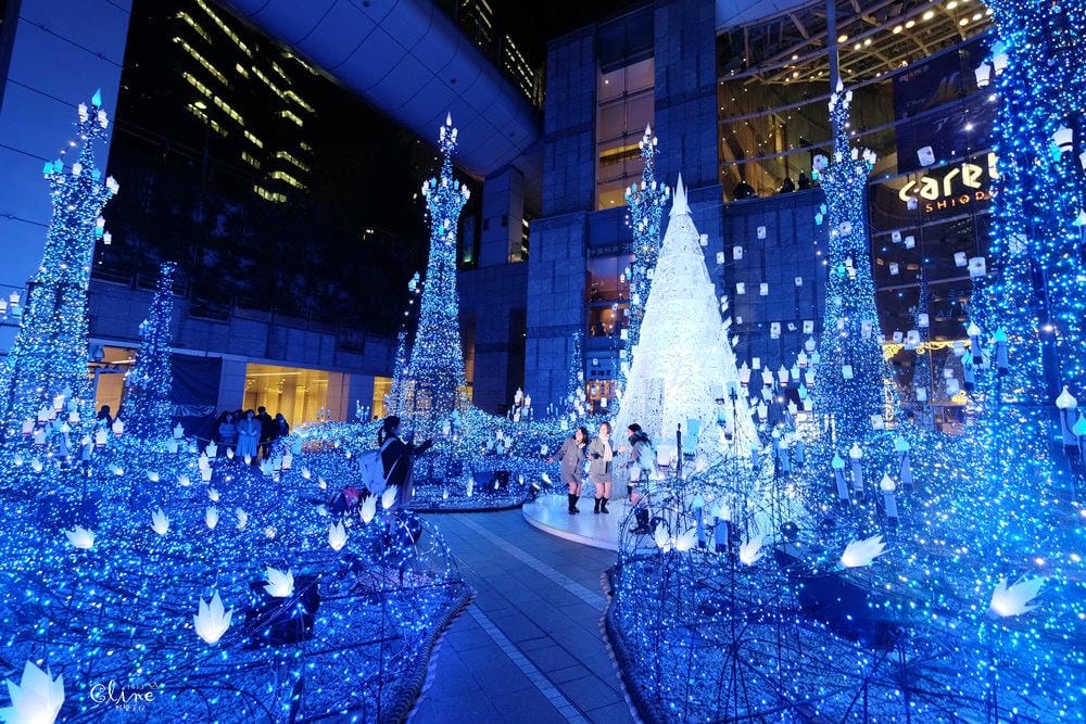 ▌2018東京聖誕燈飾▌東京最美【Caretta汐留浪漫點燈】冰雪奇緣、魔髮奇緣輪番上場