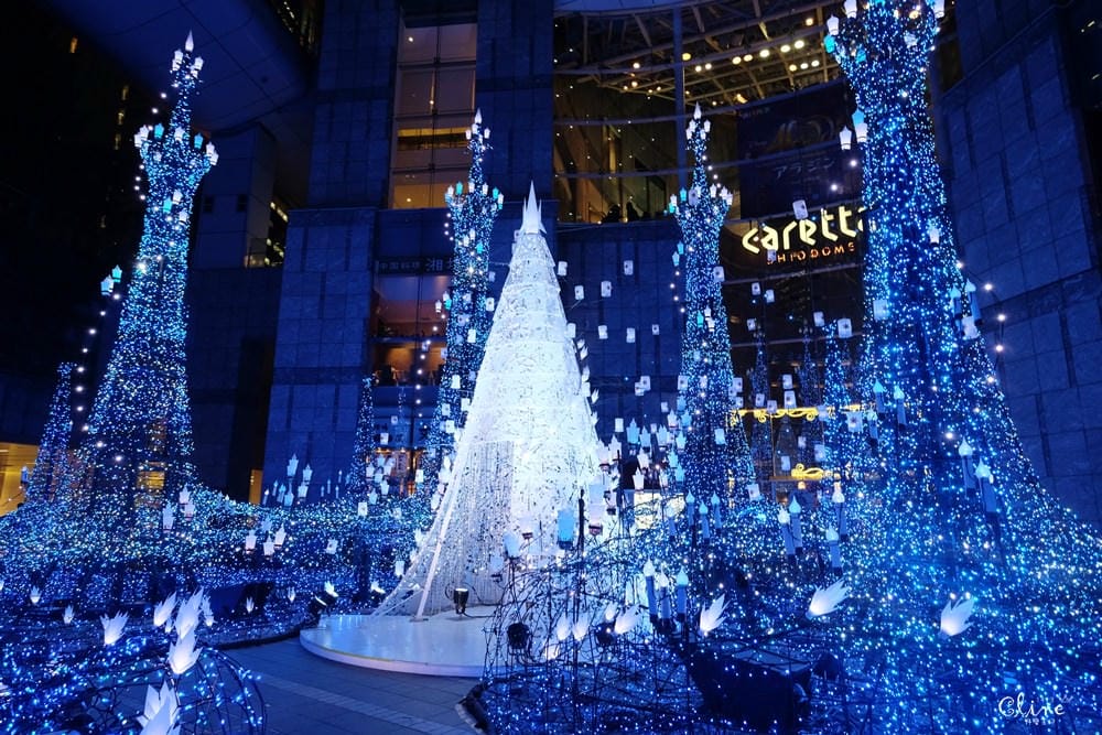 ▌2018東京聖誕燈飾▌東京最美【Caretta汐留浪漫點燈】冰雪奇緣、魔髮奇緣輪番上場