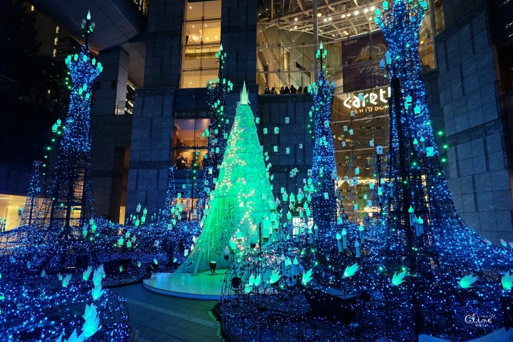 ▌2018東京聖誕燈飾▌東京最美【Caretta汐留浪漫點燈】冰雪奇緣、魔髮奇緣輪番上場