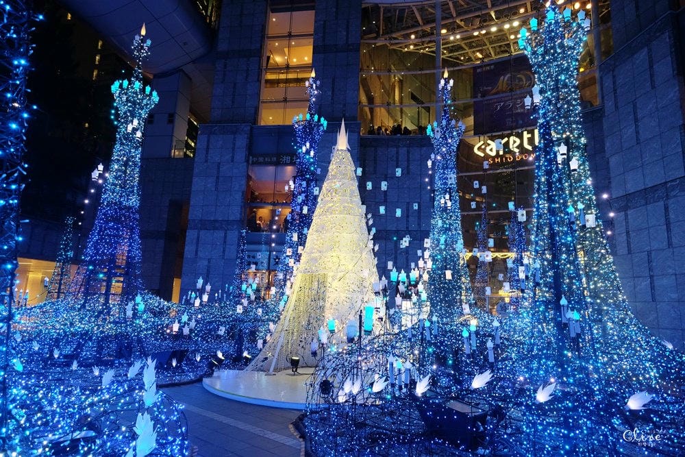 ▌2018東京聖誕燈飾▌東京最美【Caretta汐留浪漫點燈】冰雪奇緣、魔髮奇緣輪番上場