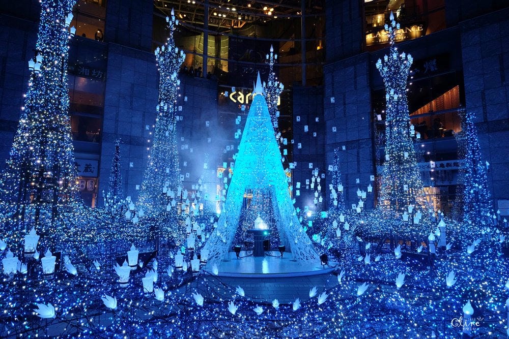 ▌2018東京聖誕燈飾▌東京最美【Caretta汐留浪漫點燈】冰雪奇緣、魔髮奇緣輪番上場