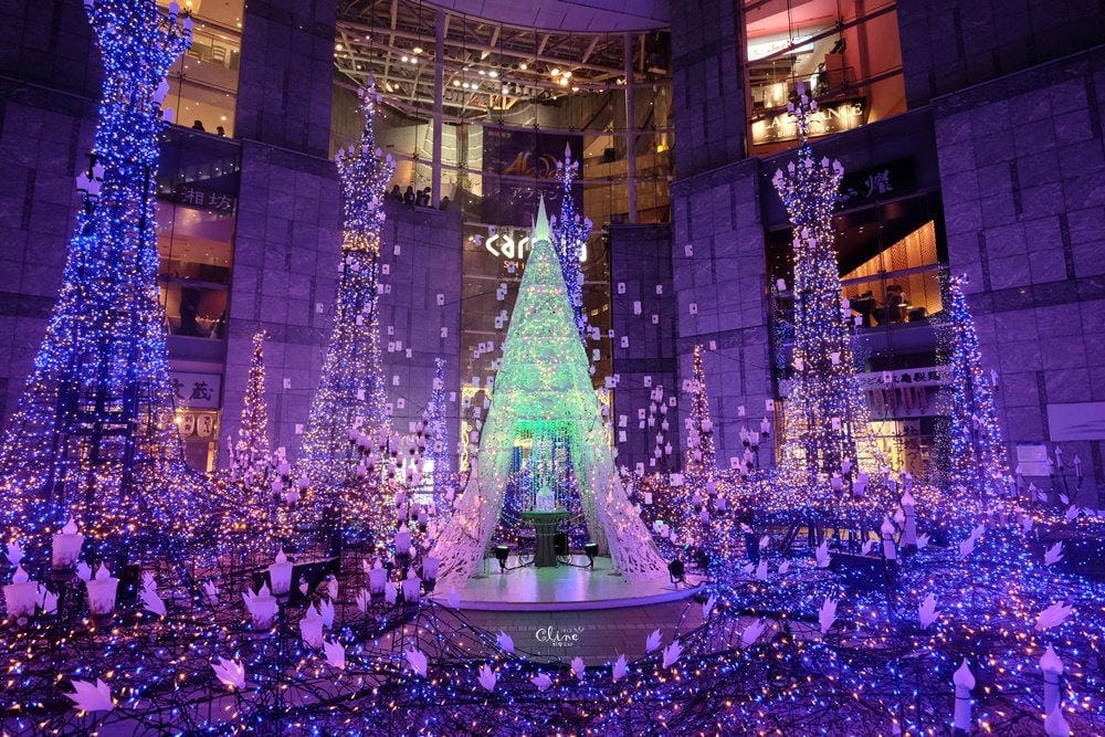 ▌2018東京聖誕燈飾▌東京最美【Caretta汐留浪漫點燈】冰雪奇緣、魔髮奇緣輪番上場