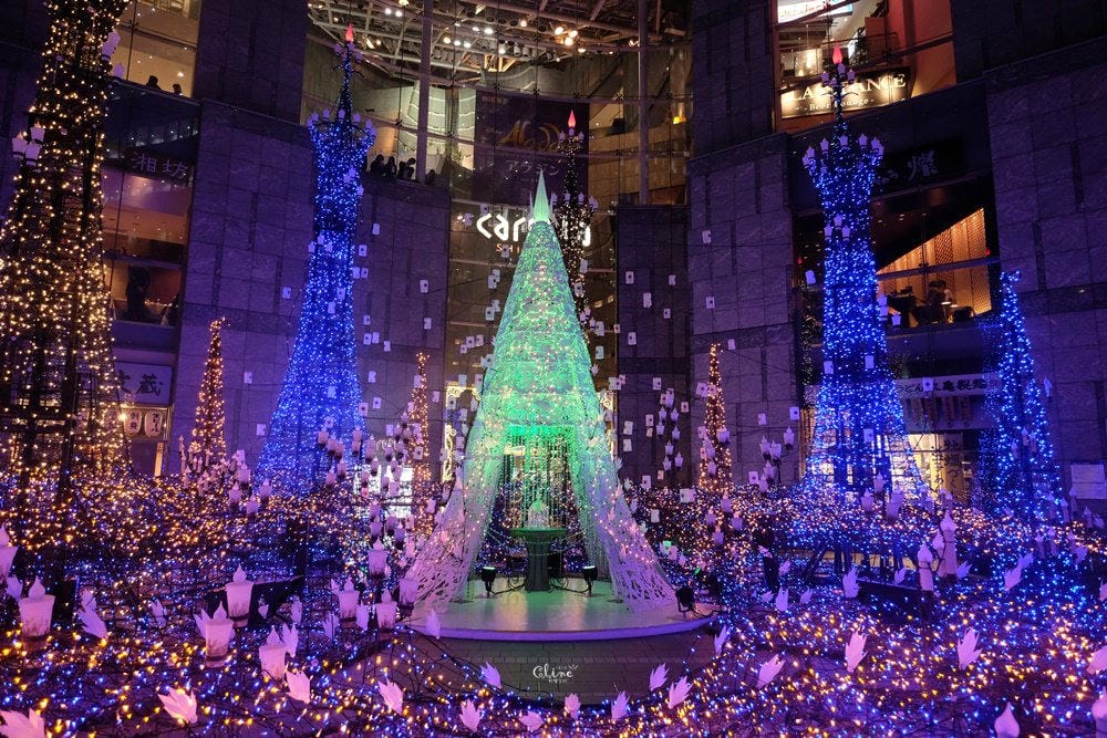 ▌2018東京聖誕燈飾▌東京最美【Caretta汐留浪漫點燈】冰雪奇緣、魔髮奇緣輪番上場