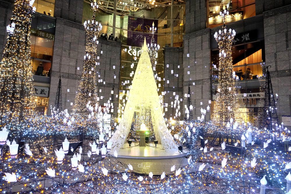 ▌2018東京聖誕燈飾▌東京最美【Caretta汐留浪漫點燈】冰雪奇緣、魔髮奇緣輪番上場