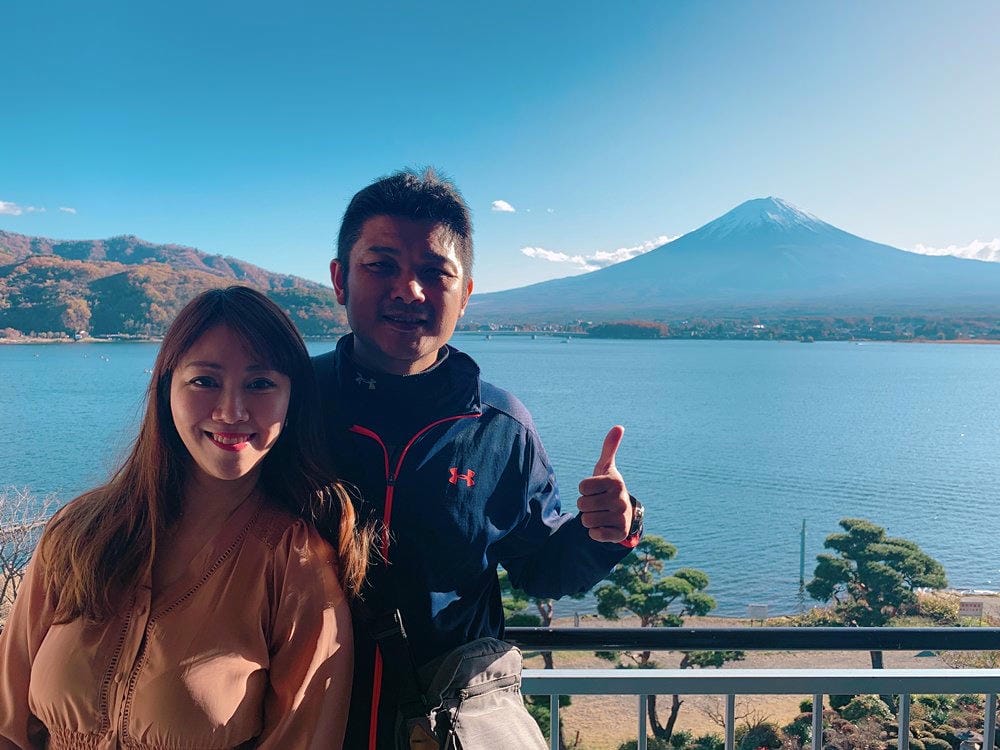 ▎河口湖住宿▎河口湖秀峰閣湖月。房間內就可欣賞到完整富士山美景