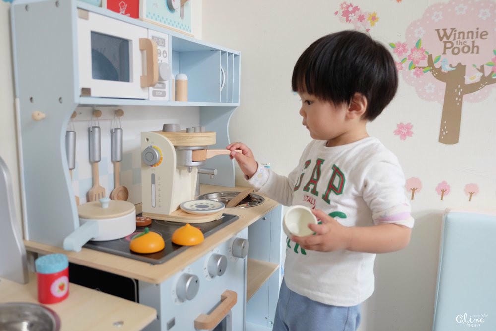 ▌團購▌北歐風質感玩具【荷蘭New Classic Toys木製廚房玩具組】配件豐富又可愛!
