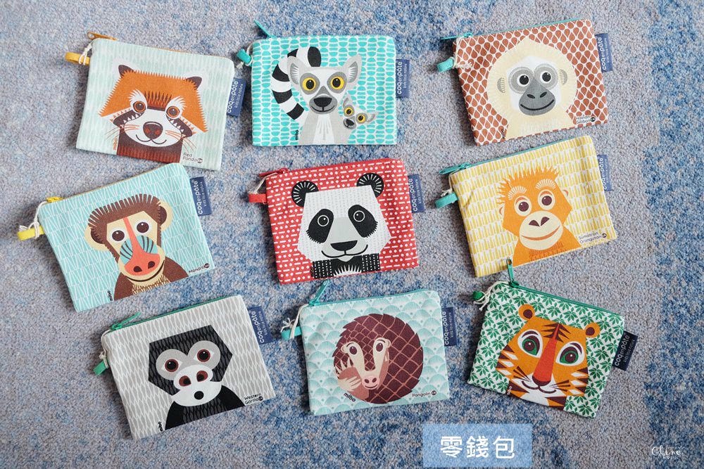 ▌2019春夏新款 ▌每一款都想要【 法國有機棉COQ EN PÂTE 】超萌動物們 x 外出旅行必備收納好物+野餐盒