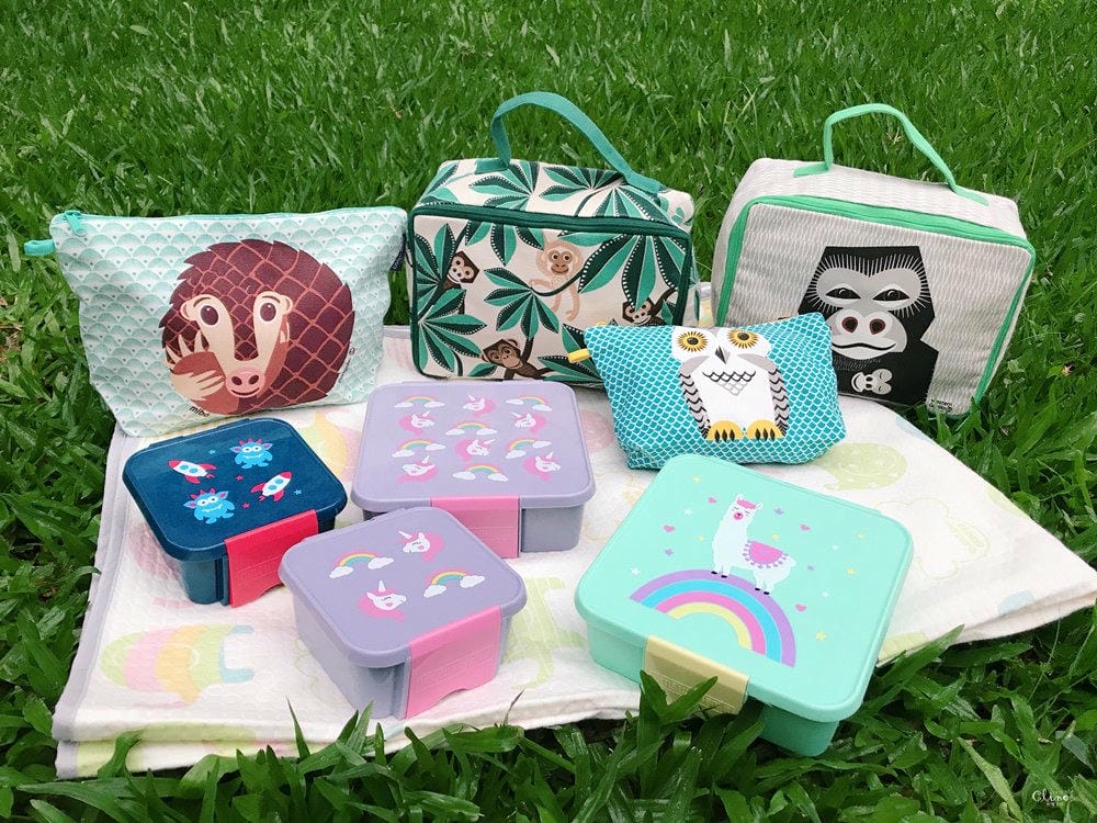 ▌2019春夏新款 ▌每一款都想要【 法國有機棉COQ EN PÂTE 】超萌動物們 x 外出旅行必備收納好物+野餐盒