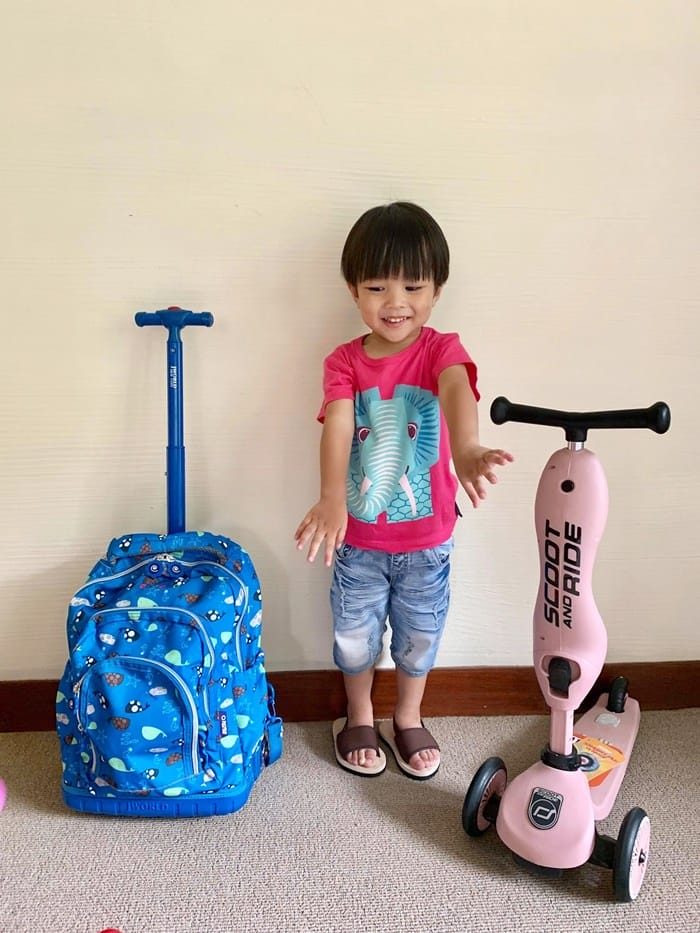 ▌已結團▌美國JWorld拉桿/後背多功能書包旅行箱(附保溫保冷餐袋)