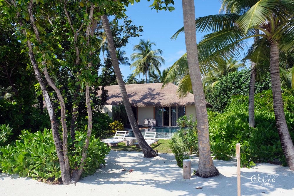 【馬爾地夫洲際渡假村InterContinental Maldives】浪漫沙灘屋開箱