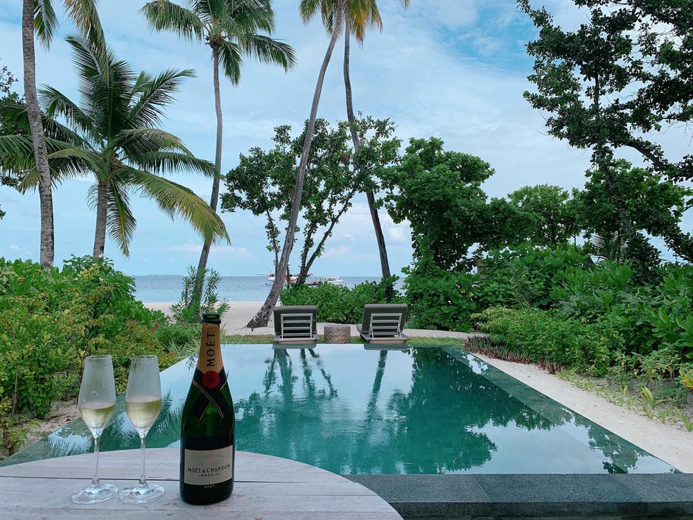 【馬爾地夫洲際渡假村InterContinental Maldives】浪漫沙灘屋開箱