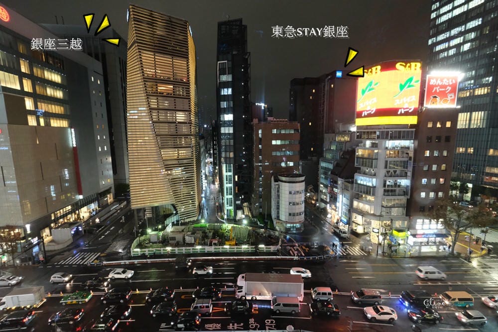 ▌東京住宿推薦▌東銀座地鐵出站30秒。♥銀座千禧三井花園飯店♥號稱是東京最貴的土地，滿街都是名牌與潮牌