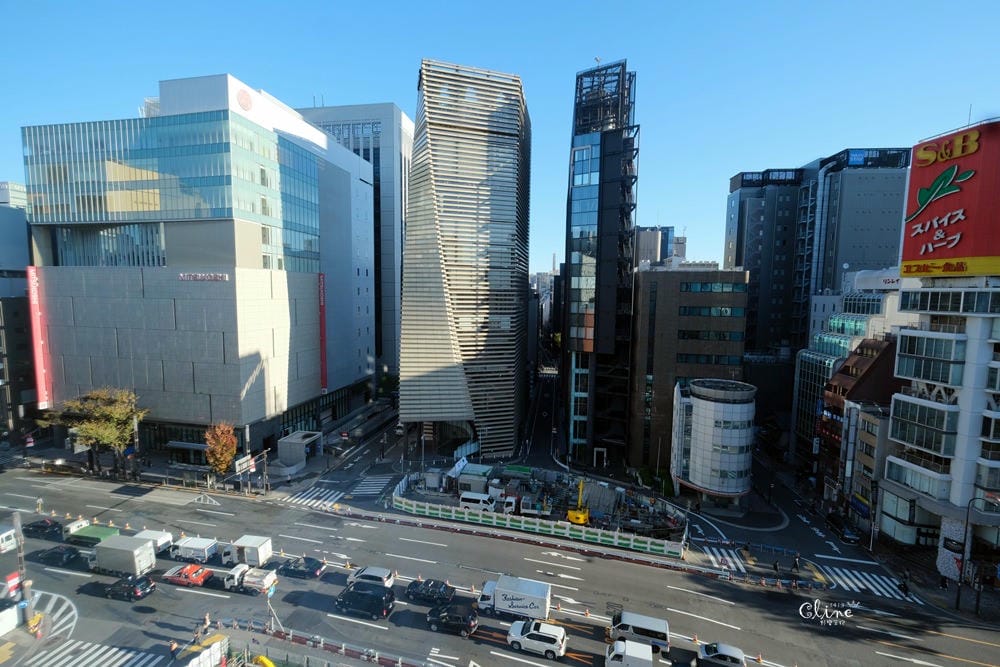 ▌東京住宿推薦▌東銀座地鐵出站30秒。♥銀座千禧三井花園飯店♥號稱是東京最貴的土地，滿街都是名牌與潮牌