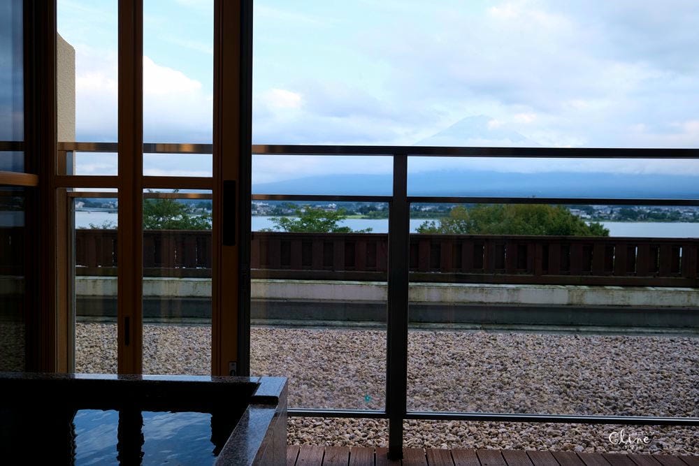 ▌河口湖住宿▌河口湖千一景飯店(Sunnide Resort Yamanashi)在房間泡湯世界級美景富士山就在你眼前