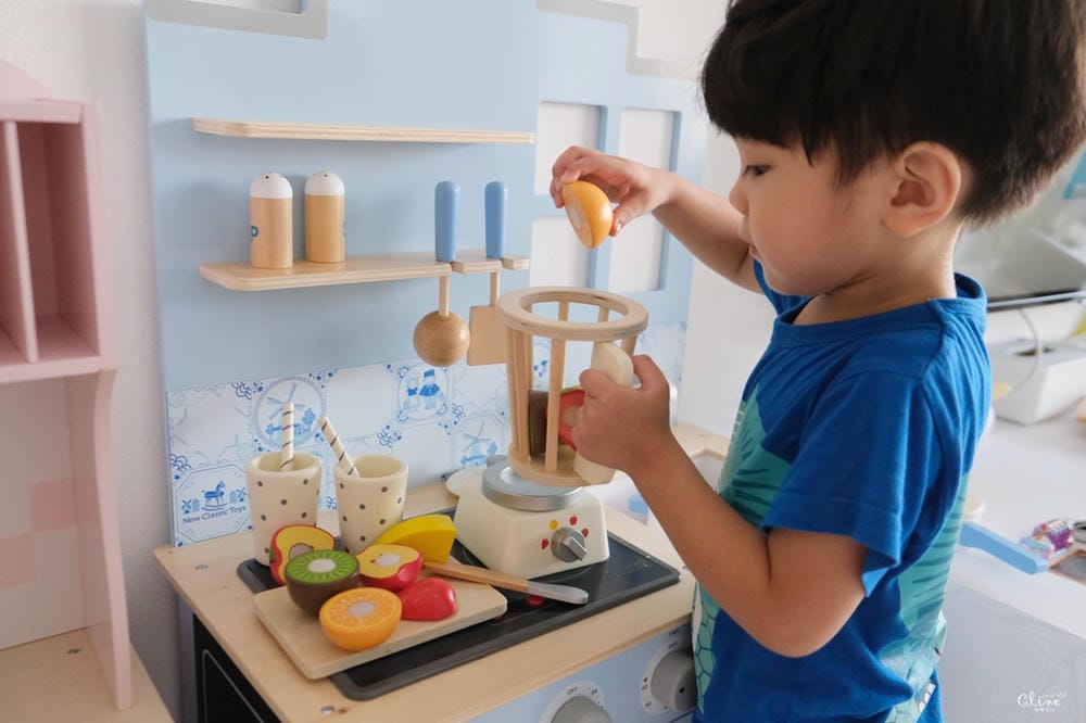 ▌團購▌北歐風質感玩具【荷蘭New Classic Toys木製廚房玩具組】配件豐富又可愛!