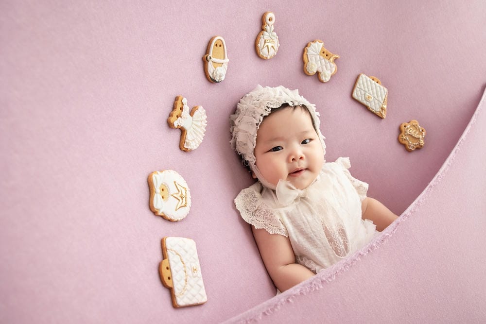 小珍珠夢幻收涎寫真。親愛的莉絲新生兒攝影Katie Cloris Photography