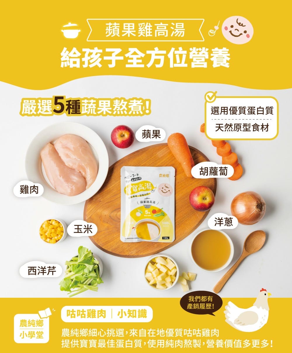 ▌補貨團▌農純鄉【寶寶粥、滴雞精、媽媽茶、黑豆杜仲茶、大本山益生菌、珍珠卵磷脂】