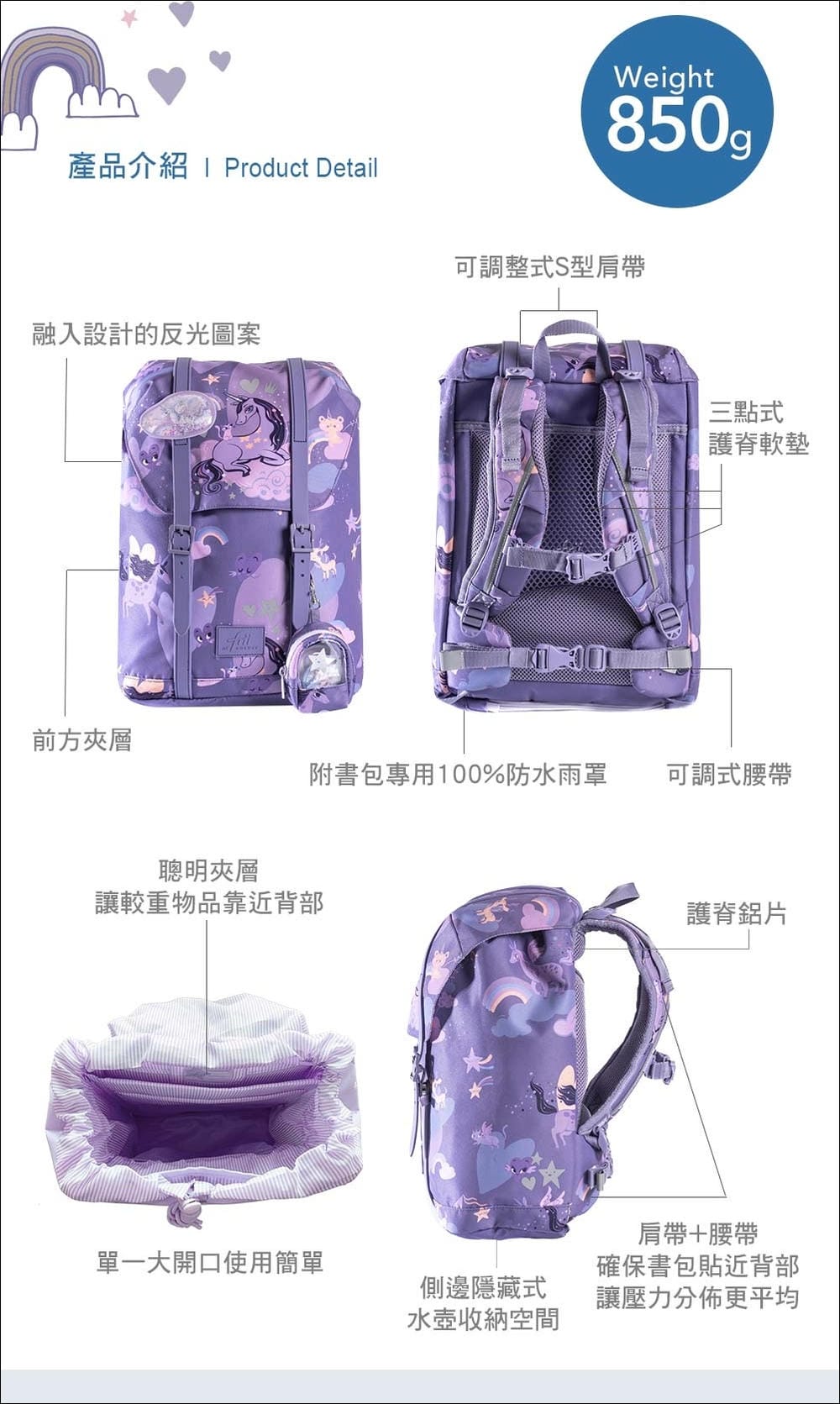 ▎2023▎北歐風輕量美型、超減壓【挪威Frii 輕量護脊書包】