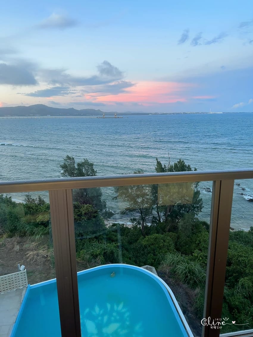 ▌沖繩海景飯店推薦▌宇流麻藏身處酒店 (HIDEOUT OKINAWA URUMA)無敵海景，泳池，廚房，洗烘衣機