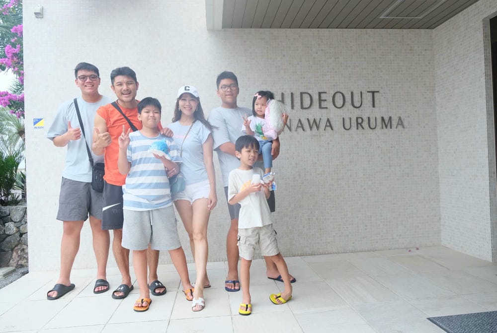 ▌沖繩海景飯店推薦▌宇流麻藏身處酒店 (HIDEOUT OKINAWA URUMA)無敵海景，泳池，廚房，洗烘衣機