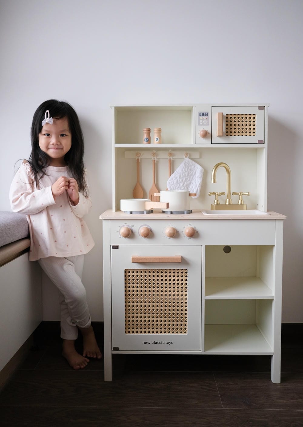 ▌團購▌北歐風質感玩具【荷蘭New Classic Toys木製廚房玩具組】配件豐富又可愛!