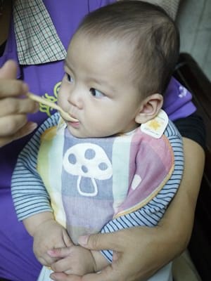 【6M】小王子的第一口副食品♥Cuisinart CSB-77TW手持式攪拌棒♥作副食品一定要有的小幫手!