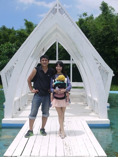 【北部景點】以為在國外? 超夢幻水教堂&熱門婚紗景點♥ 淡水˙大屯花卉農場♥