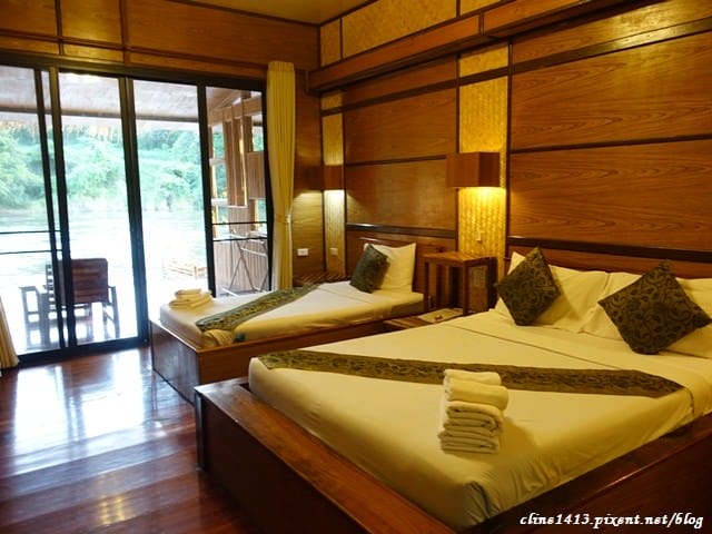 ▌泰國。北碧府▌來去桂河住一晚♥桂河木筏精品度假村Boutique Raft Resort River Kwai♥難忘的泰國水上屋初體驗
