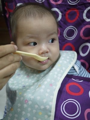 【6M】小王子的第一口副食品♥Cuisinart CSB-77TW手持式攪拌棒♥作副食品一定要有的小幫手!