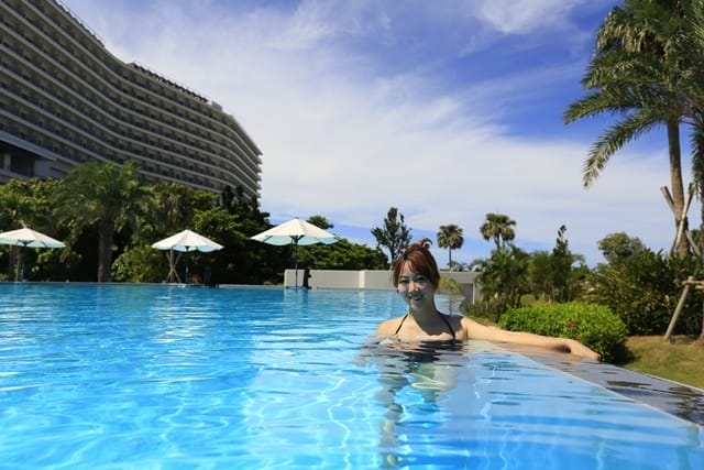 ▌沖繩海景飯店推薦▌每個房間都有無敵海景♥Orion本部度假SPA飯店Hotel Orion Motobu Resort & Spa♥步行到美麗海水族館七分鐘