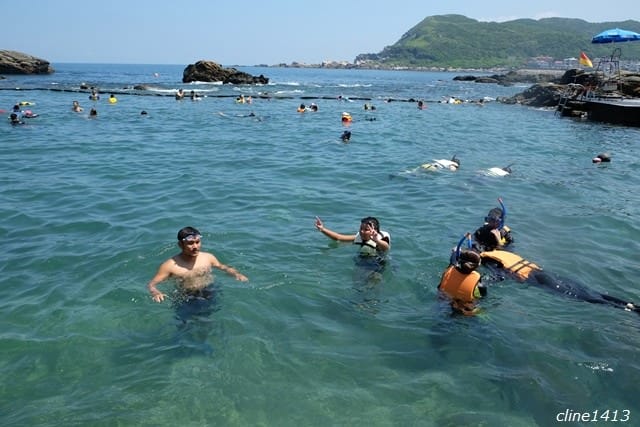 ▌北台灣戲水景點▌東北角超讚天然泳池♥龍洞灣海洋公園♥玩水、浮潛、生態、烤肉。夏日戲水大推(北部親子景點/北部戲水景點)