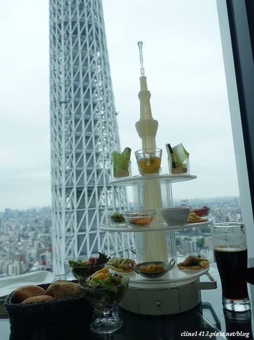▌2015東京自由行▌浪漫指數破表 ♥天空LOUNGE TOP of TREE♥離晴空塔最近的高樓景觀餐廳(10/28更新)