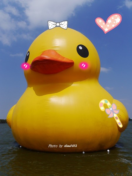 【黃色小鴨】萬人景仰的黃色小鴨來桃園囉♥2013桃園新屋地景廣場藝術節♥