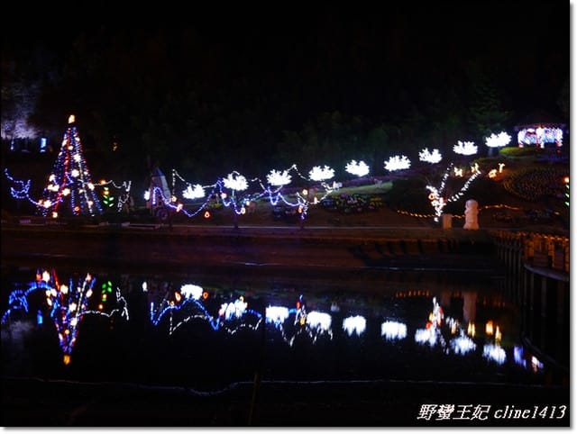 ▌南投清境▌夜晚比白天更美麗的[清境小瑞士]˙夜間水舞