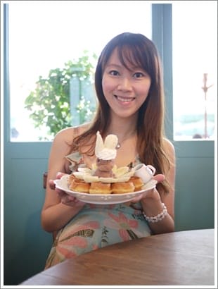 【車站美食】孕婦也瘋狂 ♥ 鄉村風格下午茶 Hana 花瓣鬆餅 ♥
