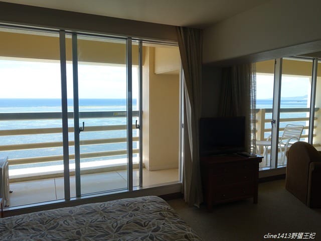 ▌沖繩住宿推薦▌高CP值海景飯店♥麗山海景皇宮渡假酒店。谷茶灣Rizzan Sea-Park Hotel♥有私人沙灘的親子海景飯店
