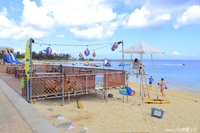 ▌沖繩住宿推薦▌高CP值海景飯店♥麗山海景皇宮渡假酒店。谷茶灣Rizzan Sea-Park Hotel♥有私人沙灘的親子海景飯店